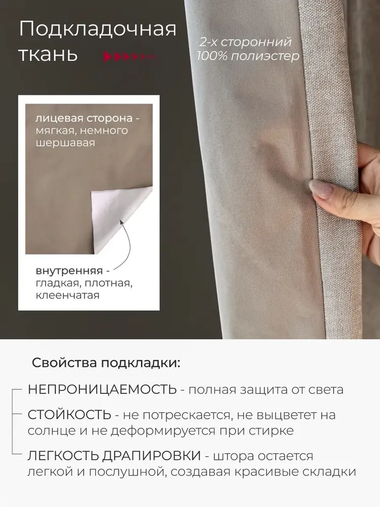 Шторы для комнаты блэкаут 300х250 см